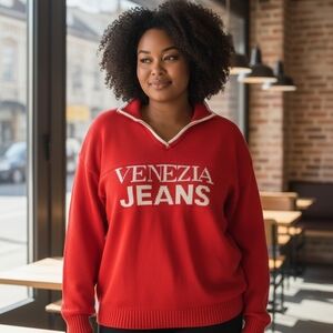 Venezia Jeans Vintage Lane Bryant Women's Sweater Shoulder Pads size 26/28